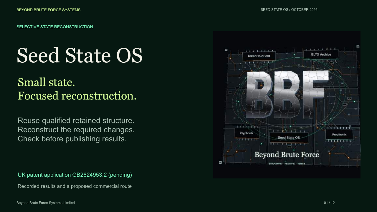 Seed State OS presentation cover