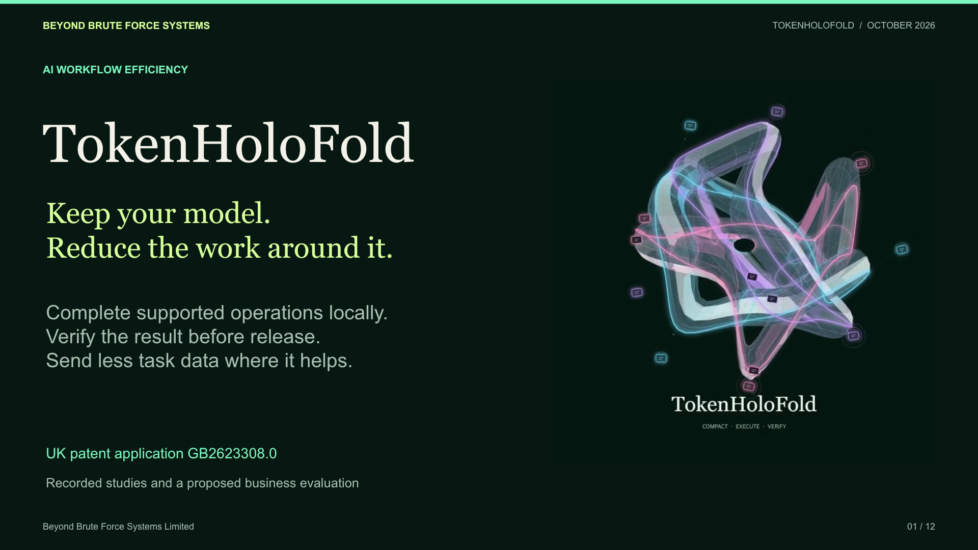 TokenHoloFold presentation cover